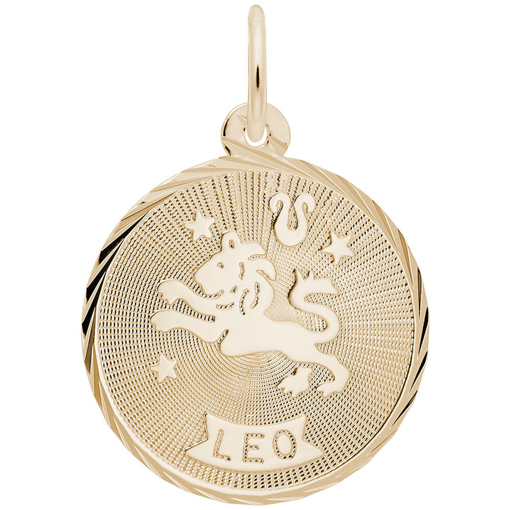 Leo Constellation Disc Charm