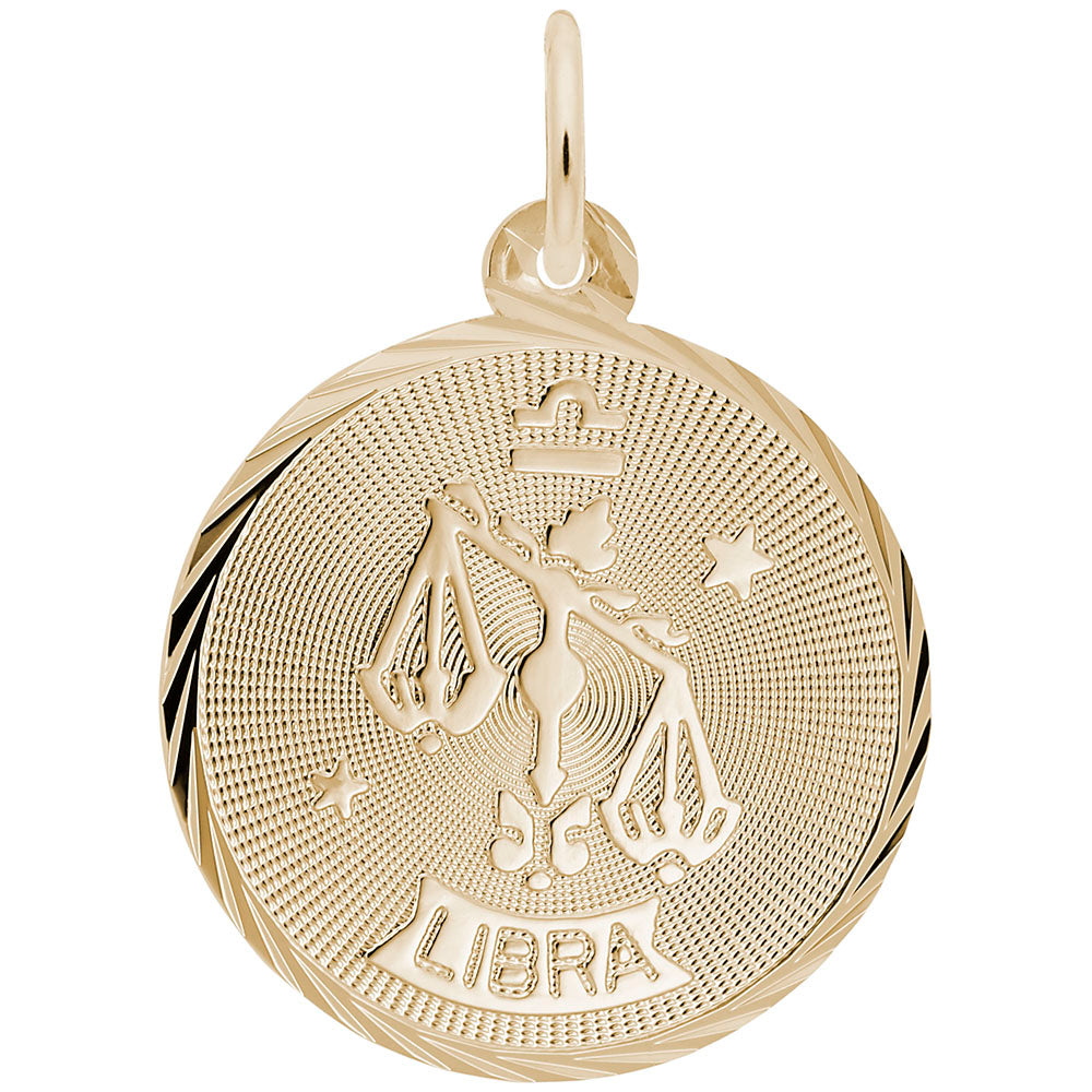 Libra Constellation Disc Charm - View 1