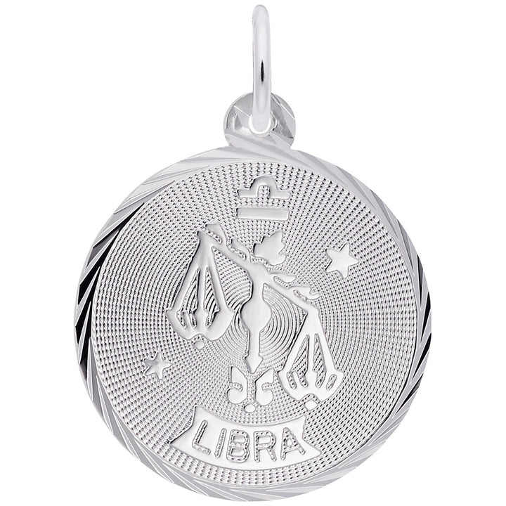 Libra Constellation Disc Charm