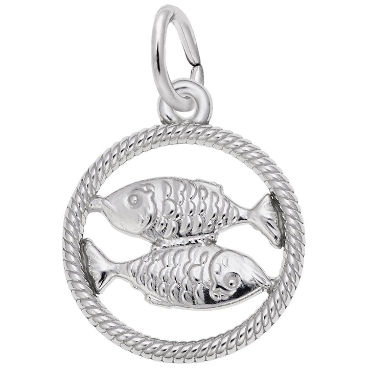 Pisces Zodiac Charm - View 1