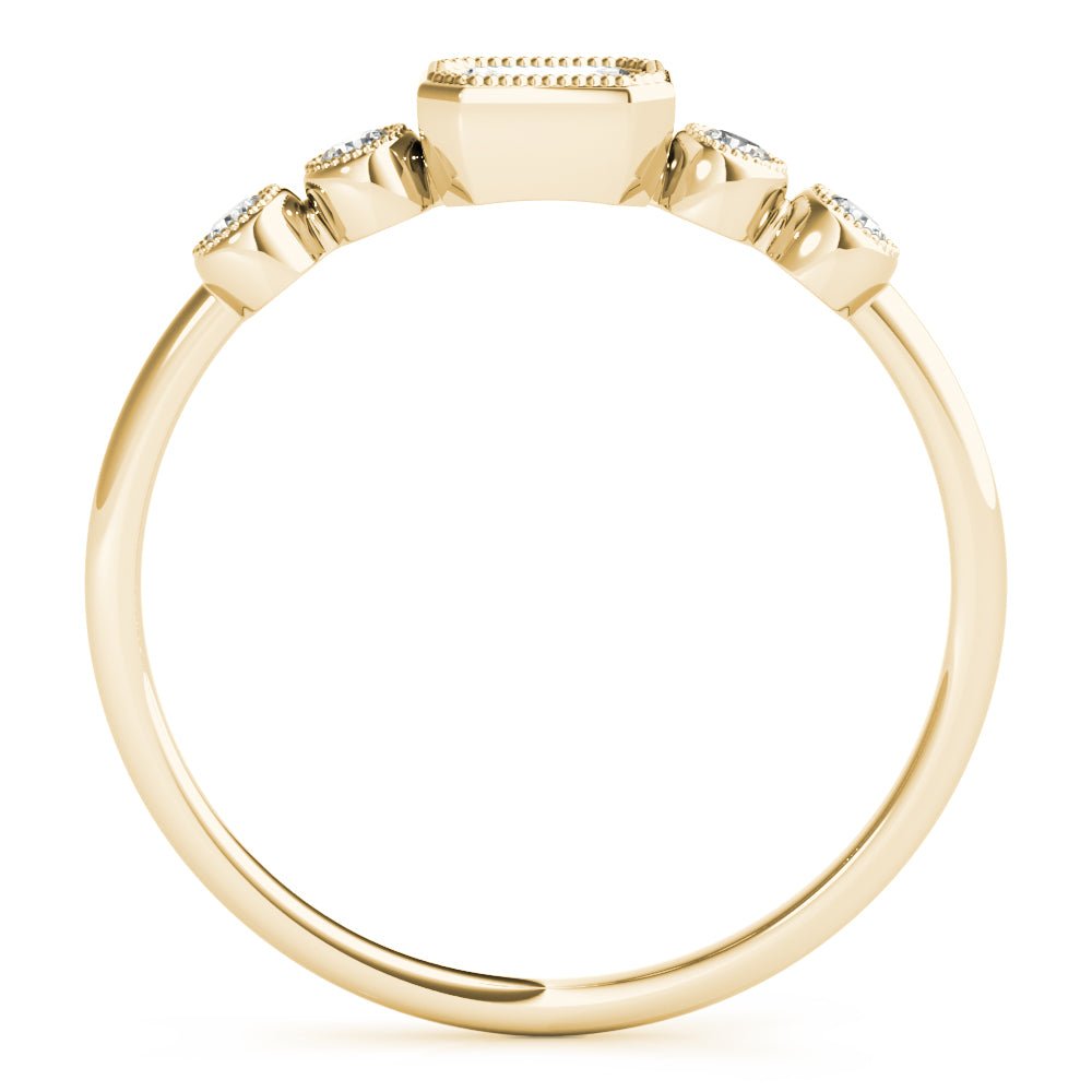 5-Stone Emerald Cut & Round Fashion Ring - Fashion Ring - Design Jewellers Edmonton