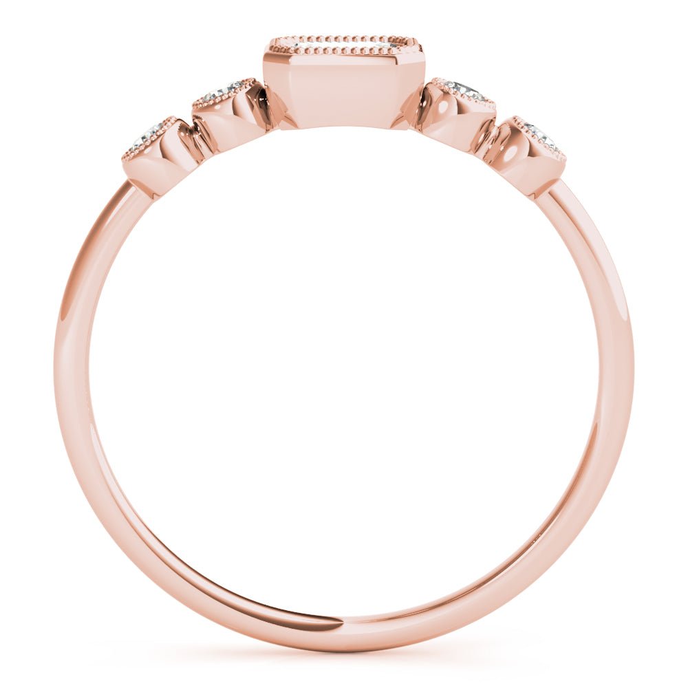 5-Stone Emerald Cut & Round Fashion Ring - Fashion Ring - Design Jewellers Edmonton
