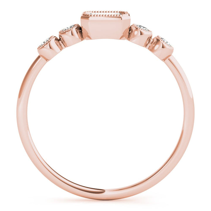 5-Stone Emerald Cut & Round Fashion Ring - Fashion Ring - Design Jewellers Edmonton