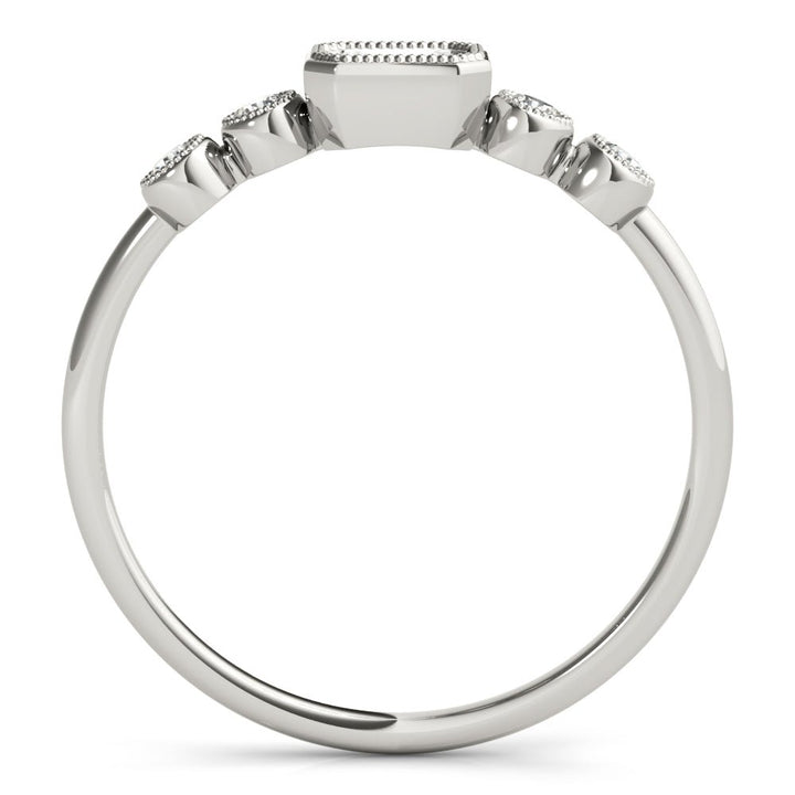 5-Stone Emerald Cut & Round Fashion Ring - Fashion Ring - Design Jewellers Edmonton