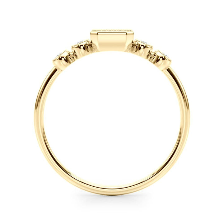 5-Stone Emerald Cut & Round Fashion Ring - Fashion Ring - Design Jewellers Edmonton