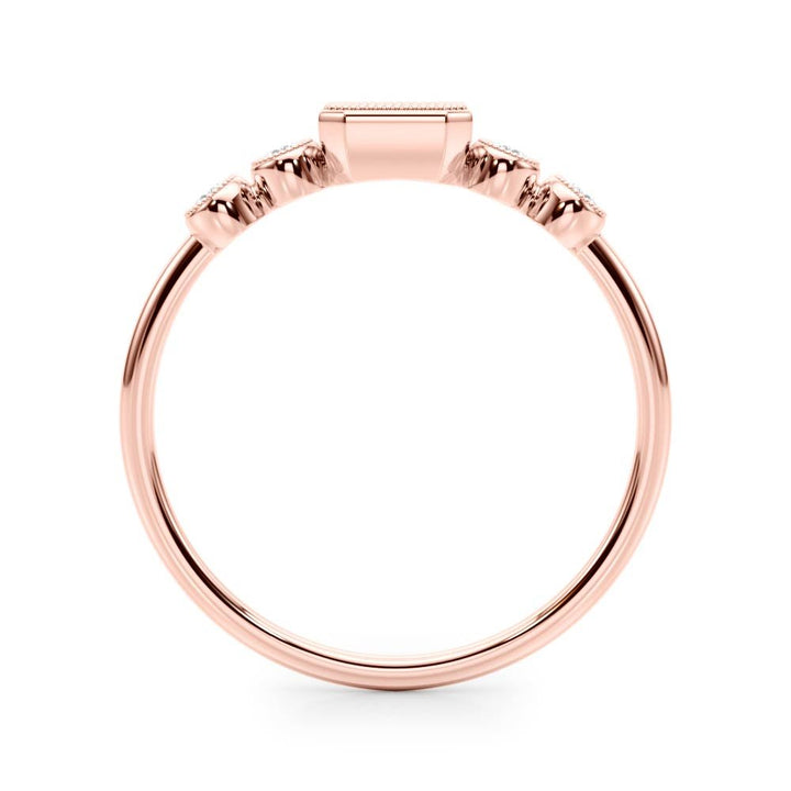 5-Stone Emerald Cut & Round Fashion Ring - Fashion Ring - Design Jewellers Edmonton
