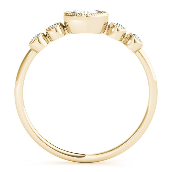 5-Stone Milgrain Oval Fashion Ring - Fashion Ring - Design Jewellers Edmonton