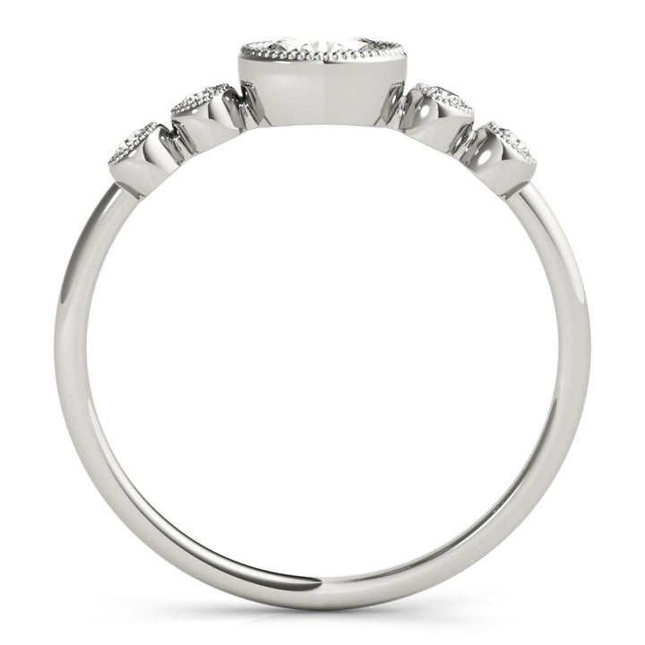 5-Stone Milgrain Oval Fashion Ring - Fashion Ring - Design Jewellers Edmonton