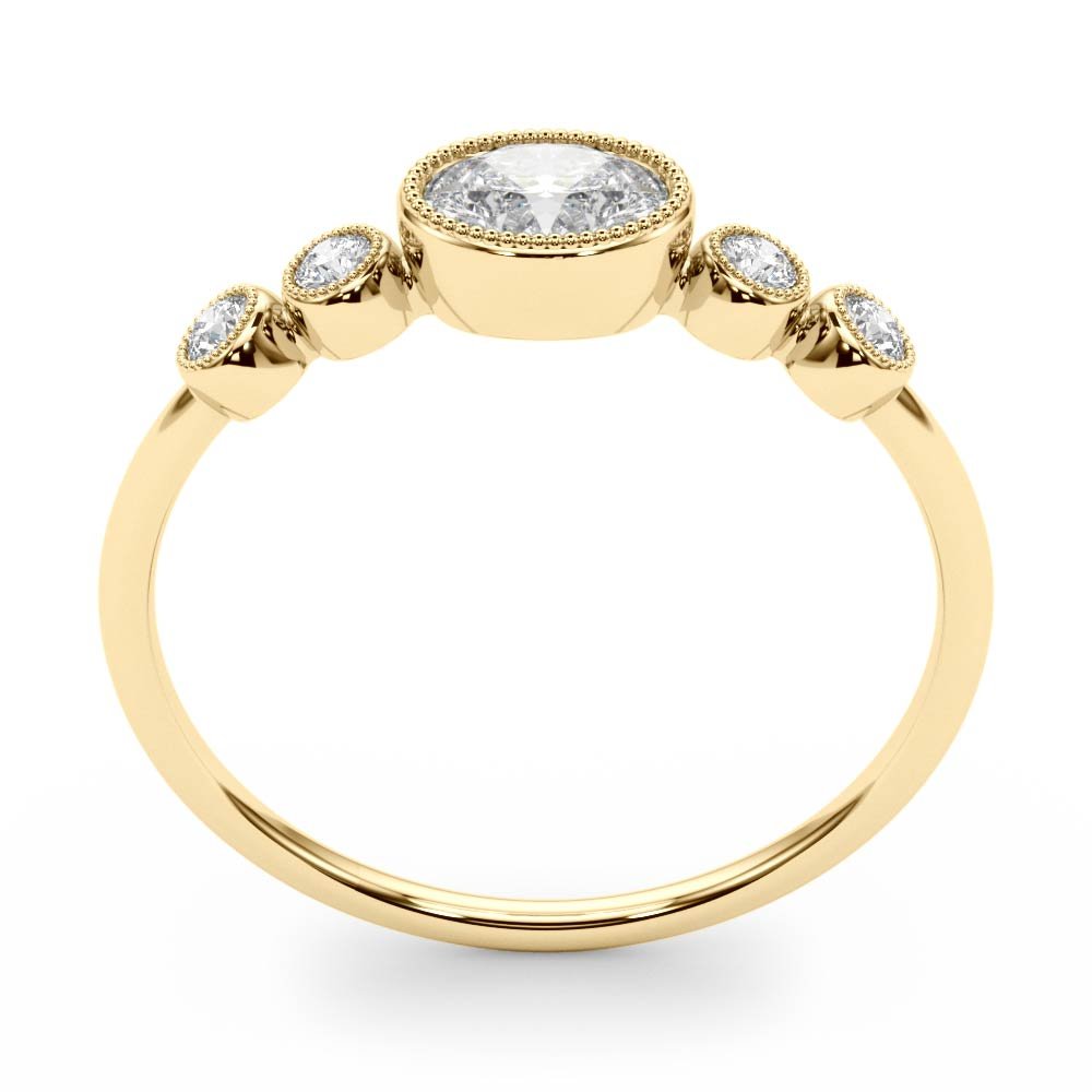 5-Stone Milgrain Oval Fashion Ring - Fashion Ring - Design Jewellers Edmonton