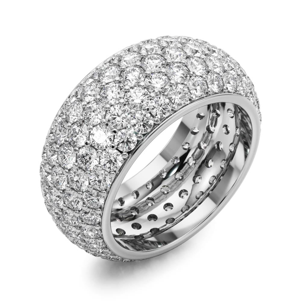 5.00CT 5 Row Eternity Band - Eternity Band - Design Jewellers Edmonton