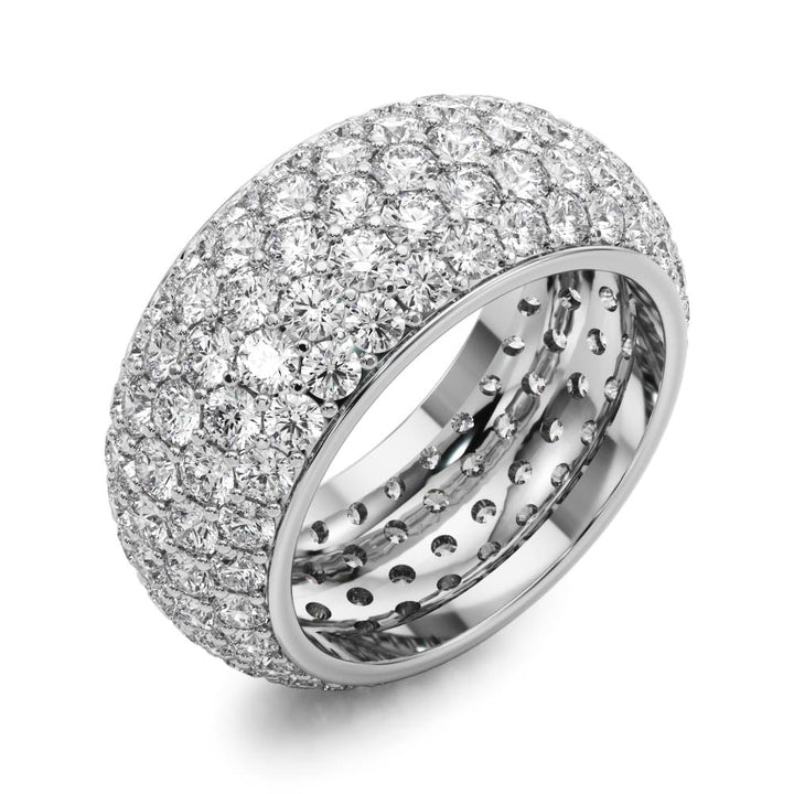 5.00CT 5 Row Eternity Band - Eternity Band - Design Jewellers Edmonton