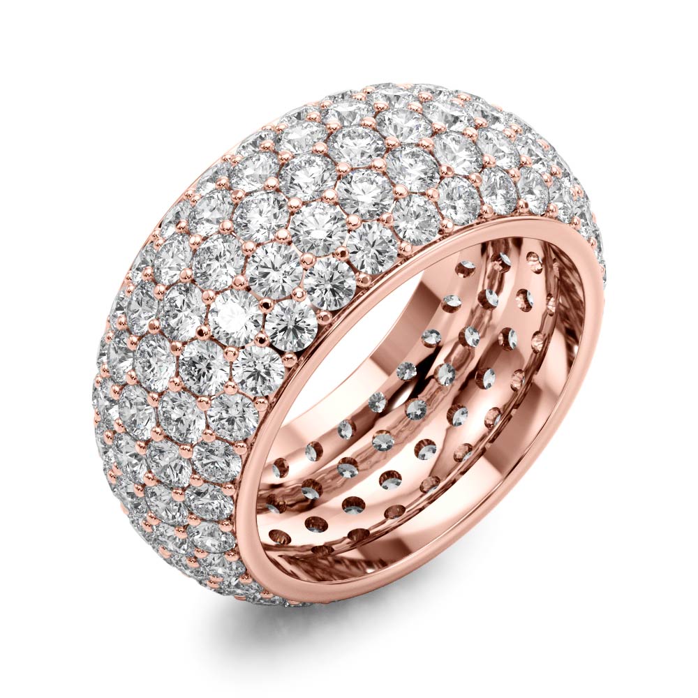 5.00CT 5 Row Eternity Band - Eternity Band - Design Jewellers Edmonton