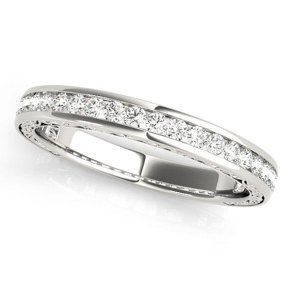 0.50CTW 14K Round Brilliant Cut Channel Set Diamond Band