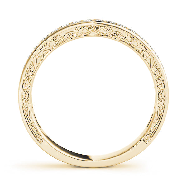 0.50CTW 14K Round Brilliant Cut Channel Set Diamond Band