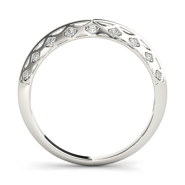 0.10CTW 14K Gold Fancy Design Diamond Band