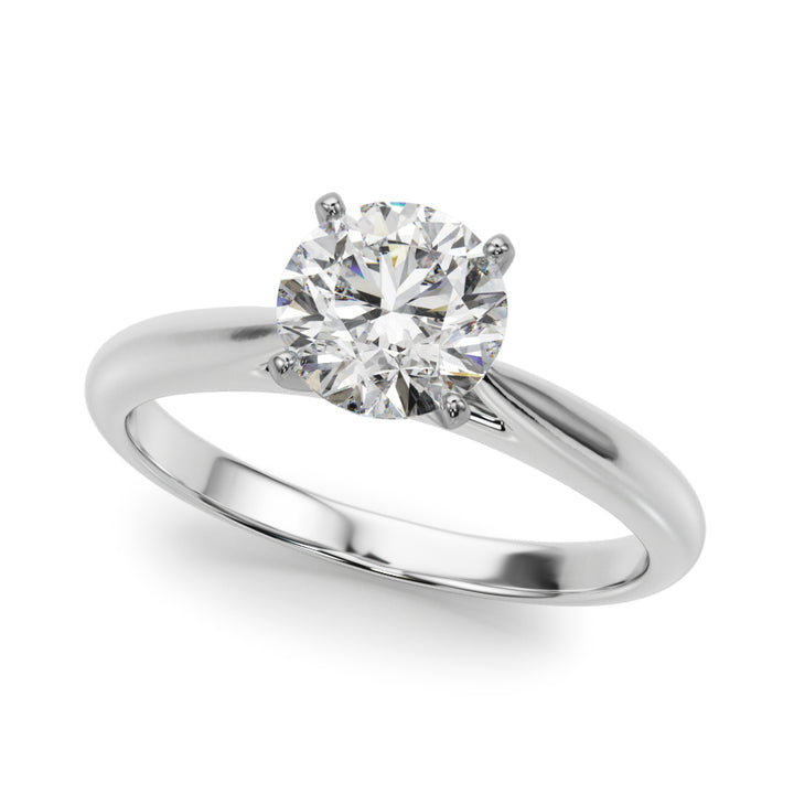 1.00CT 14K Classic Traditional Diamond Solitaire Engagement Ring
