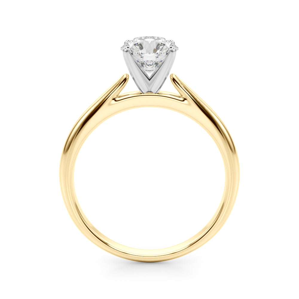 1.00CT 14K Classic Traditional Diamond Solitaire Engagement Ring