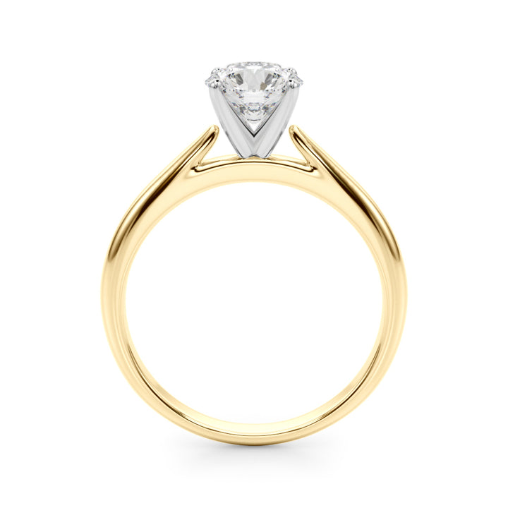 1.00CT 14K Classic Traditional Diamond Solitaire Engagement Ring