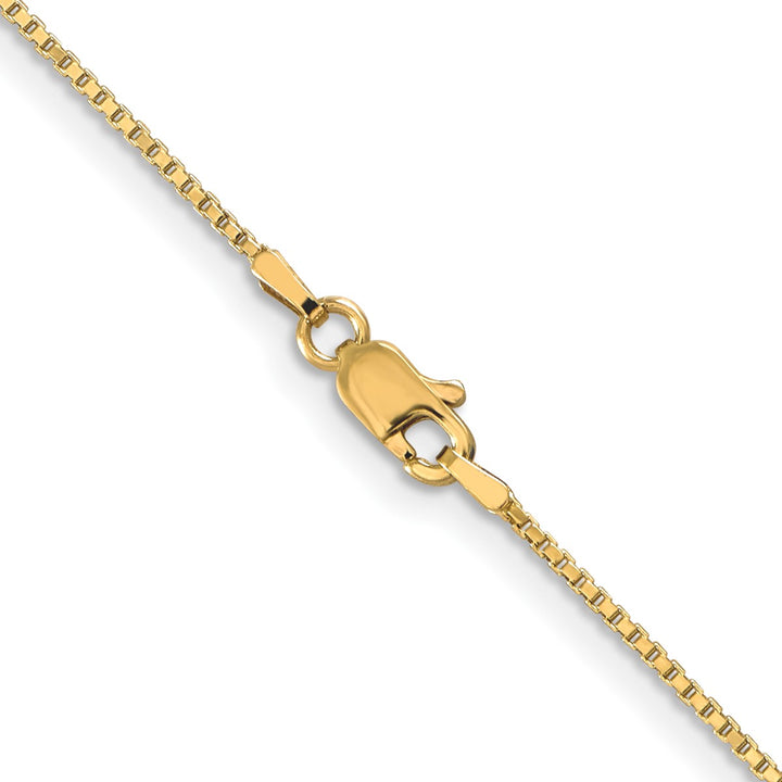 Gold 1mm Box Chain, 24"