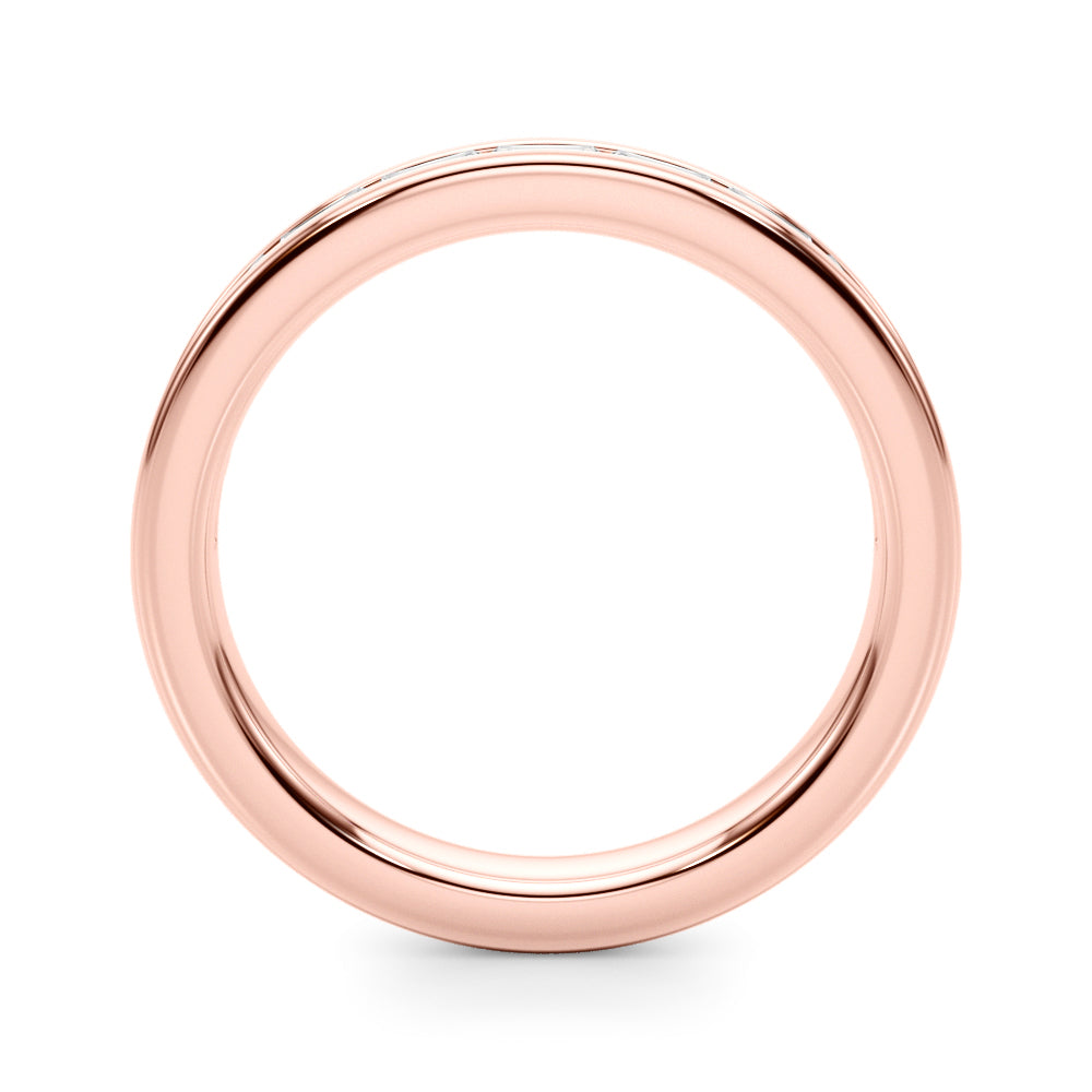 14K Gold Baguette Cut Channel Set Diamond Band