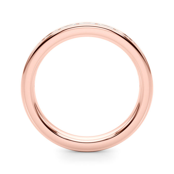 14K Gold Baguette Cut Channel Set Diamond Band