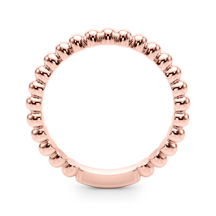 14K Gold Ring with Bead Detail