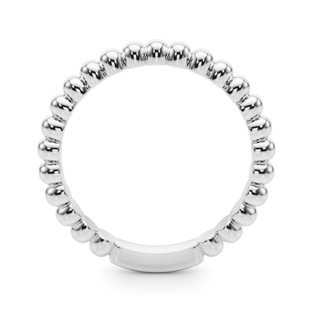 14K Gold Ring with Bead Detail