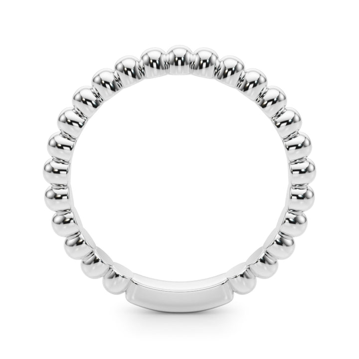 14K Gold Ring with Bead Detail