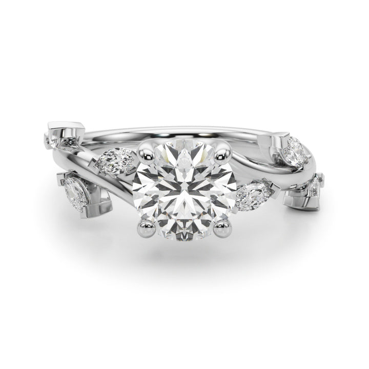 1.00CT 14K Marquise Vine Engagement Ring