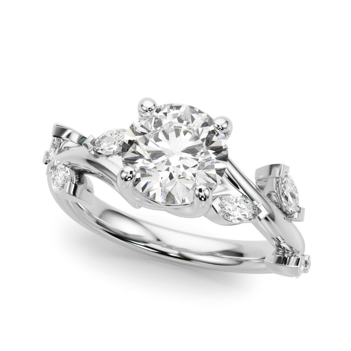 1.00CT 14K Marquise Vine Engagement Ring
