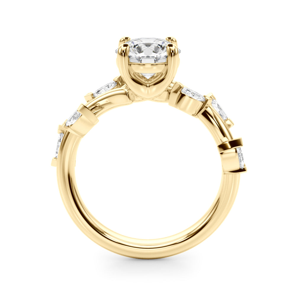 1.00CT 14K Marquise Vine Engagement Ring