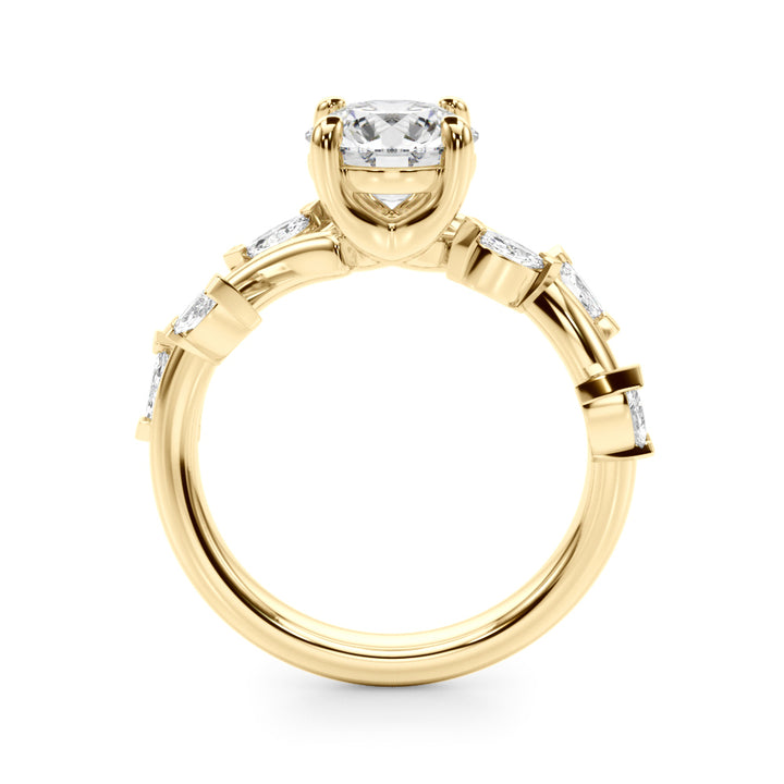 1.00CT 14K Marquise Vine Engagement Ring