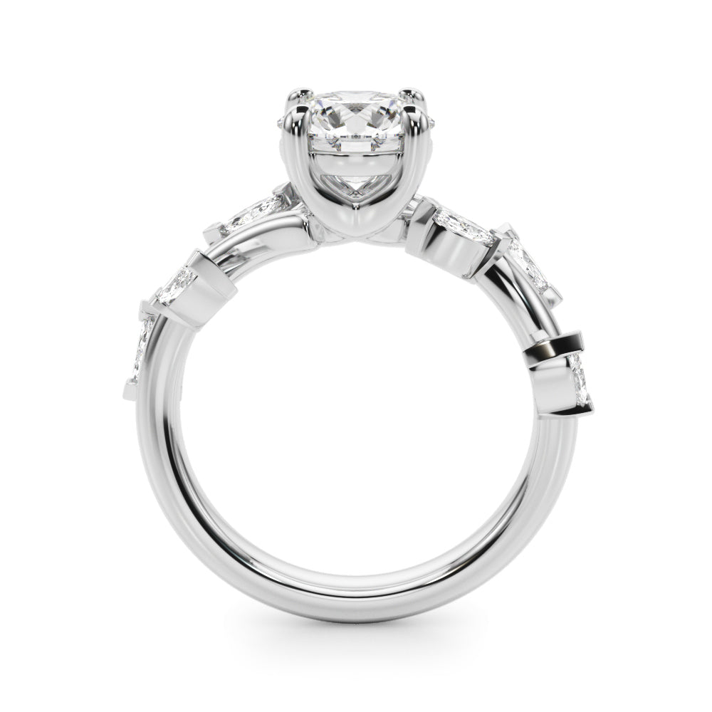 1.00CT 14K Marquise Vine Engagement Ring