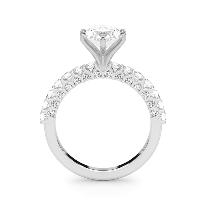 1.00CT 14K  Marquise Cut Diamond Ring Design - View 1