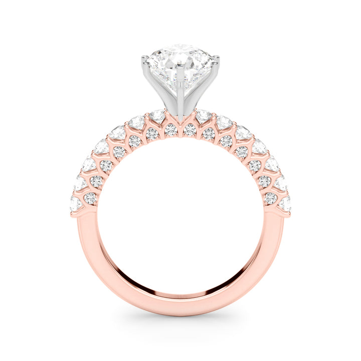 2.00CT 14K  Pear Shape Diamond Ring Design - View 1