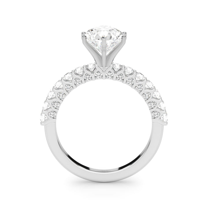 2.00CT 14K  Pear Shape Diamond Ring Design - View 5
