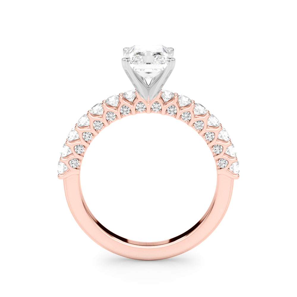 2.00CT 14K  Radiant Cut Diamond Ring Design - View 5