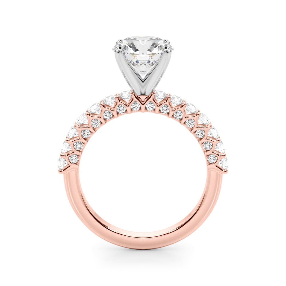 1.00CT 14K  Round Brilliant Diamond Ring Design - View 5