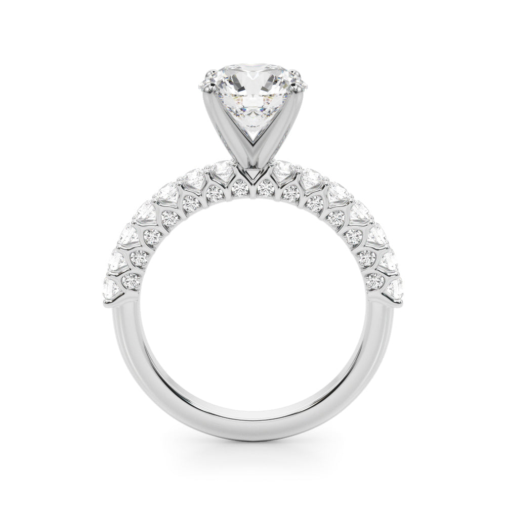 1.00CT 14K  Round Brilliant Diamond Ring Design - View 1