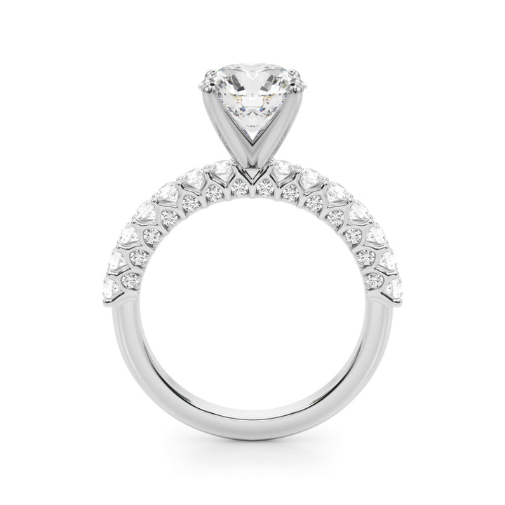 1.00CT 14K  Round Brilliant Diamond Ring Design - View 1