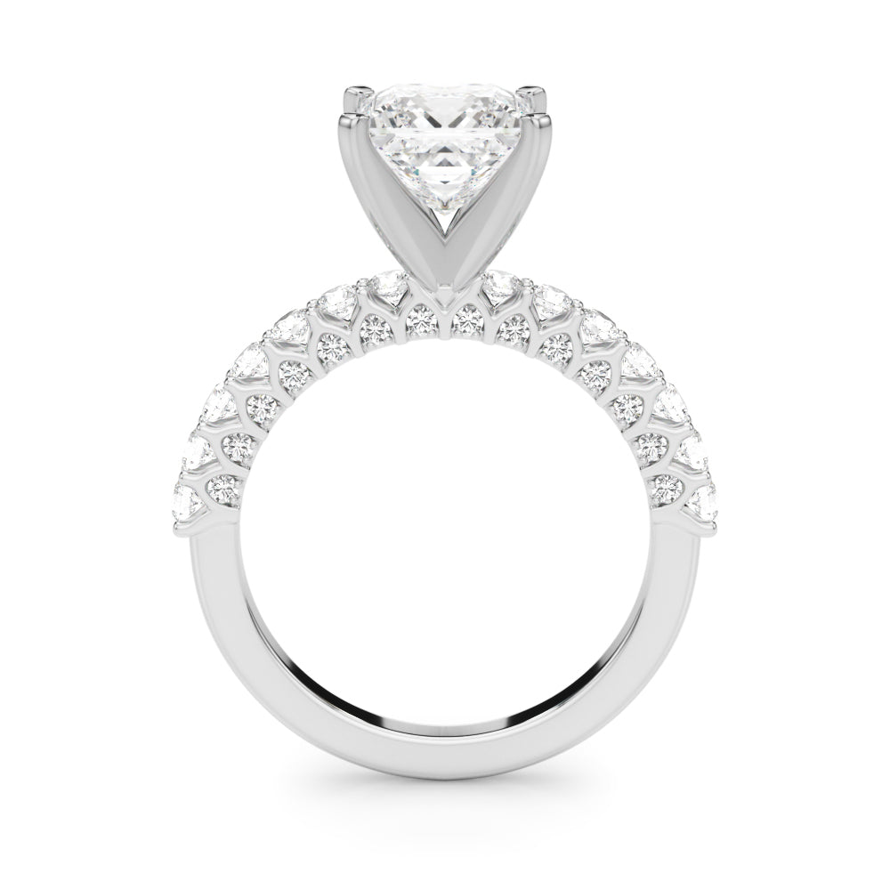 2.00CT 14K  Princess Cut Diamond Ring Design - View 1