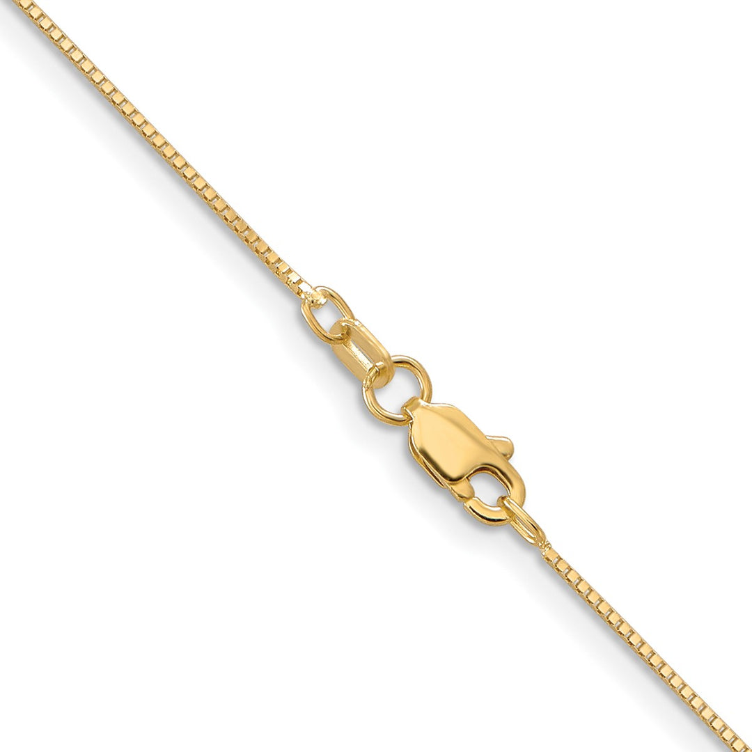 Gold 0.7mm Box Chain, 18