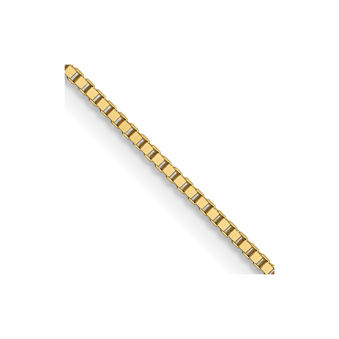 Gold 0.7mm Box Chain, 18
