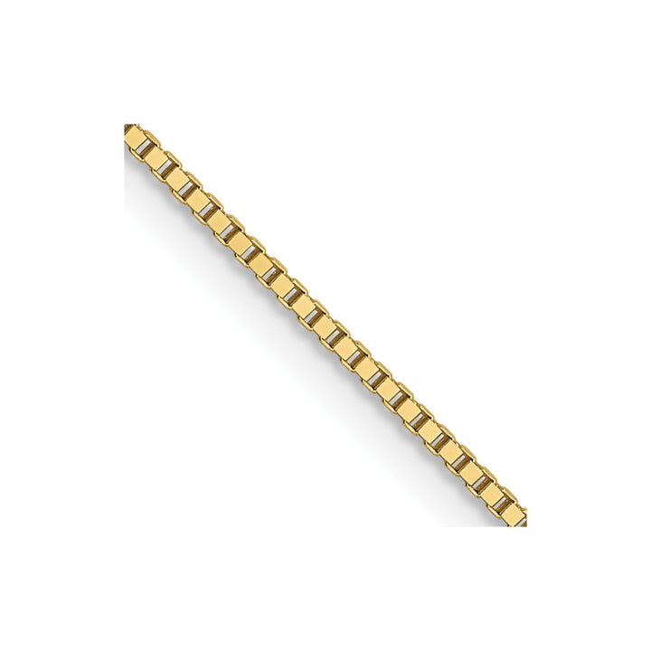 Gold 0.7mm Box Chain, 18"