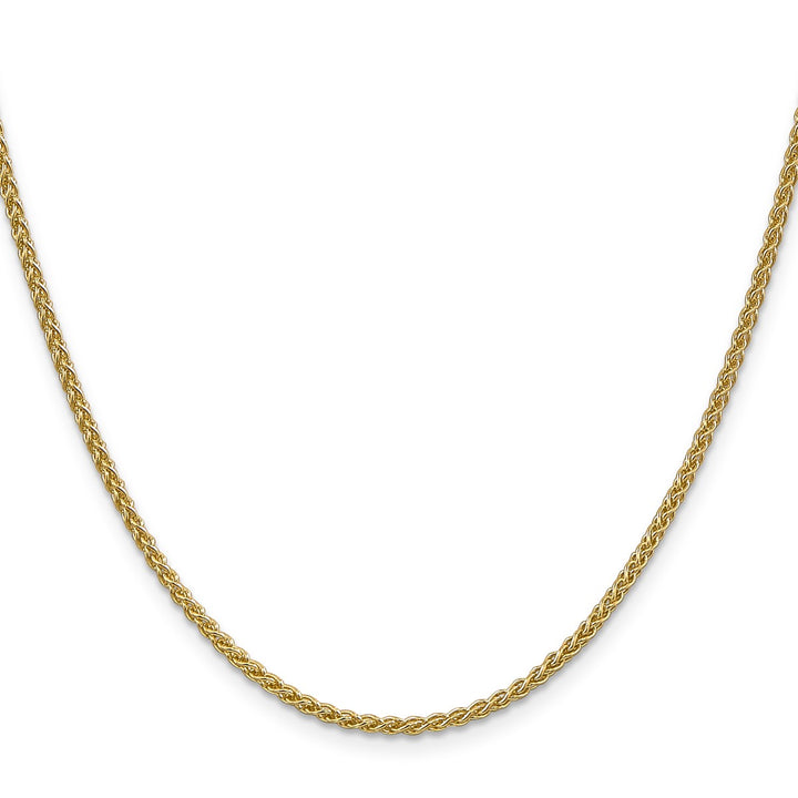 Gold 2.1mm Spiga (Wheat) Chain, 22"