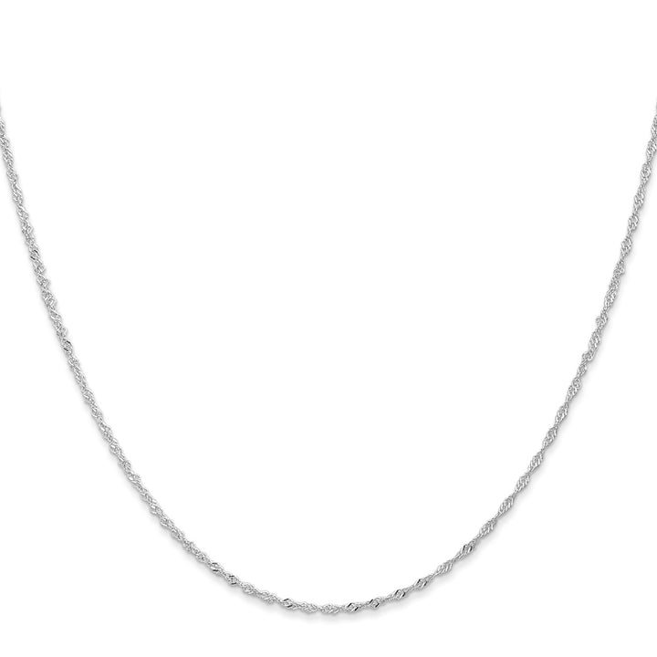 Gold 1mm Singapore Chain, 20"