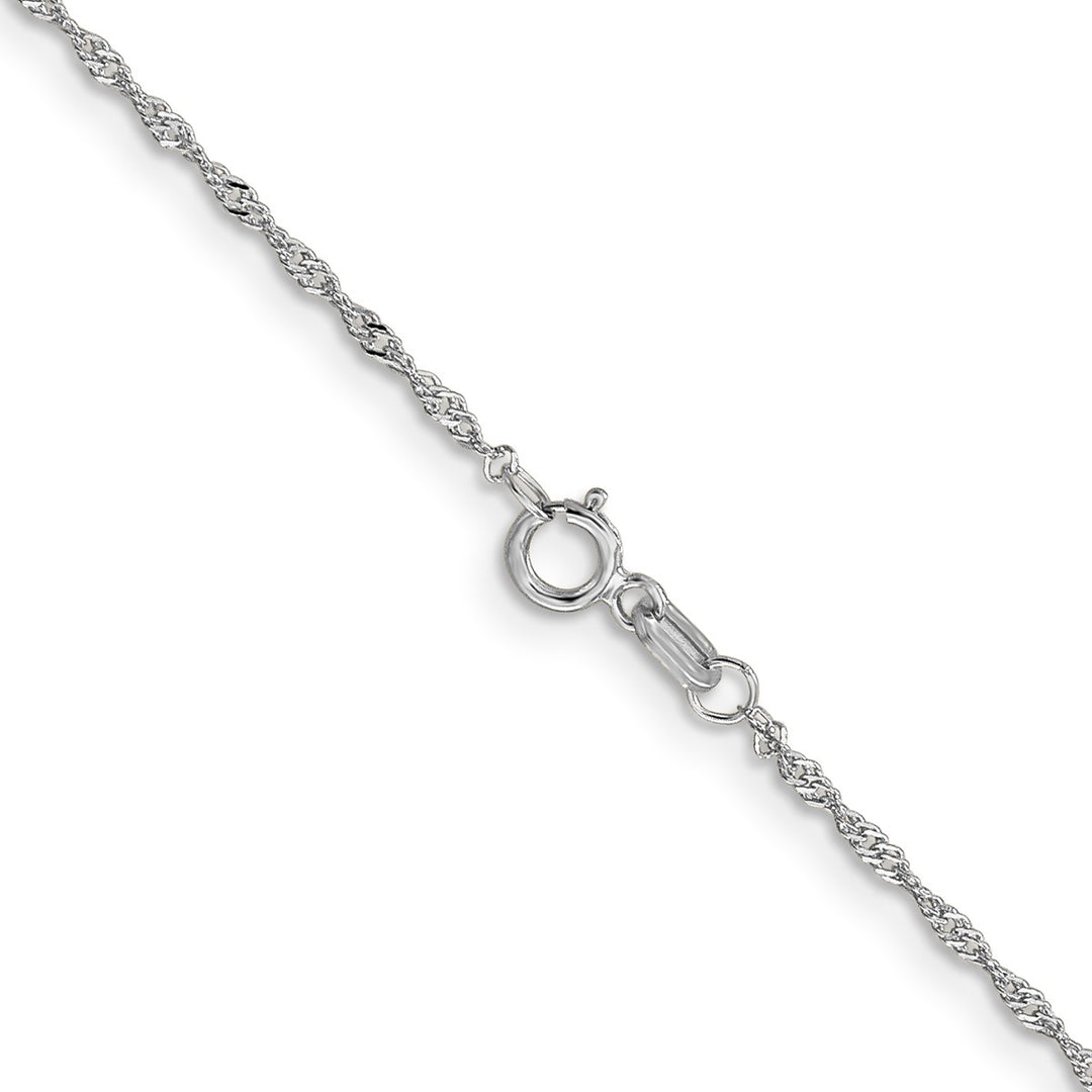 Gold 1mm Singapore Chain, 24