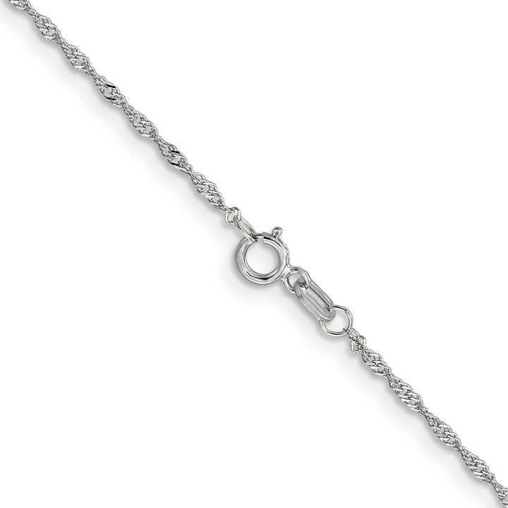 Gold 1mm Singapore Chain, 24"