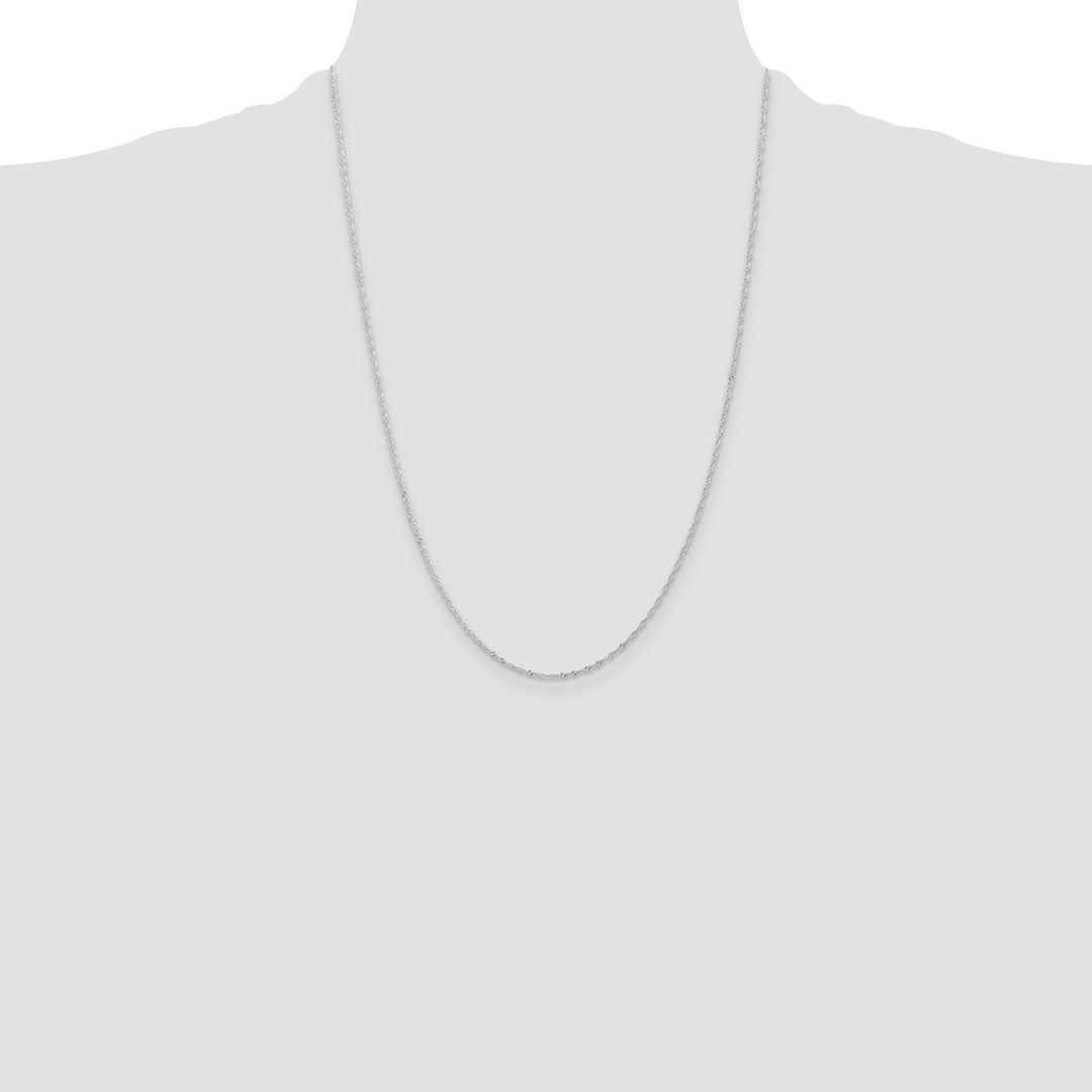 Gold 1mm Singapore Chain, 24