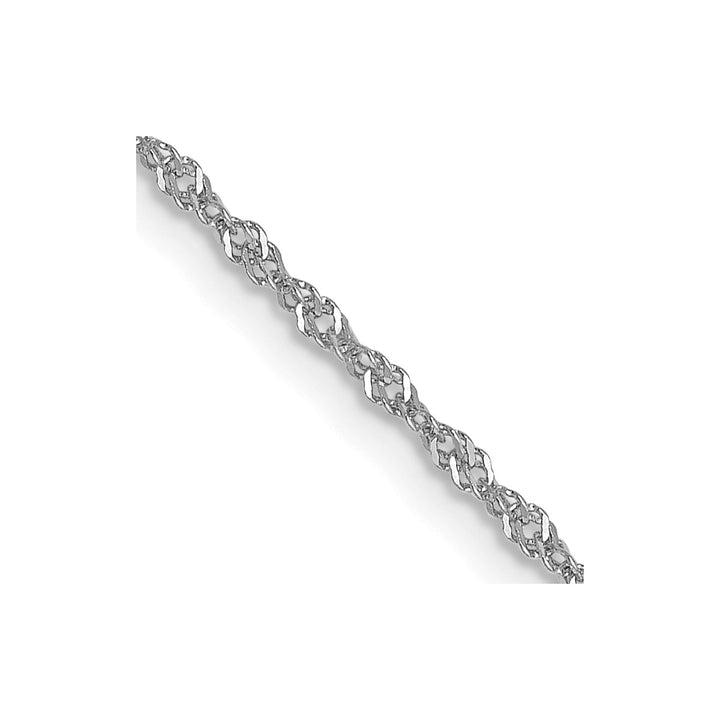 Gold 1mm Singapore Chain, 24"